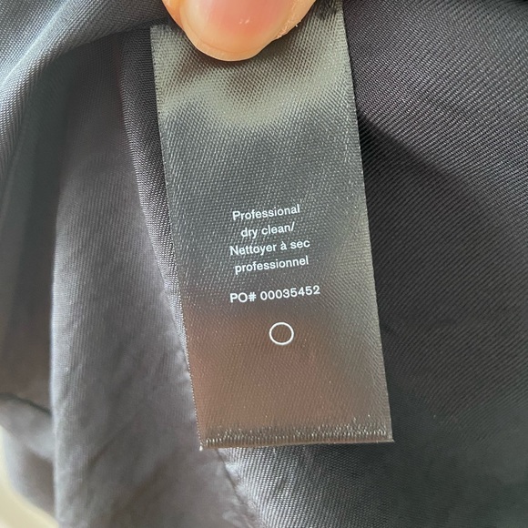 (EUC)rag and bone black and white short sleeve shift dress with striped accents - Picture 8 of 8